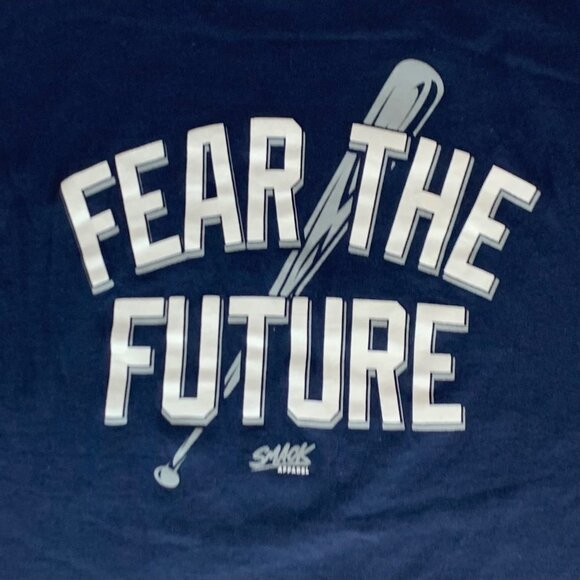 New York Yankees Smack Apparel Fear The Future Envy The Past Shirt Mens Large - Picture 2 of 5